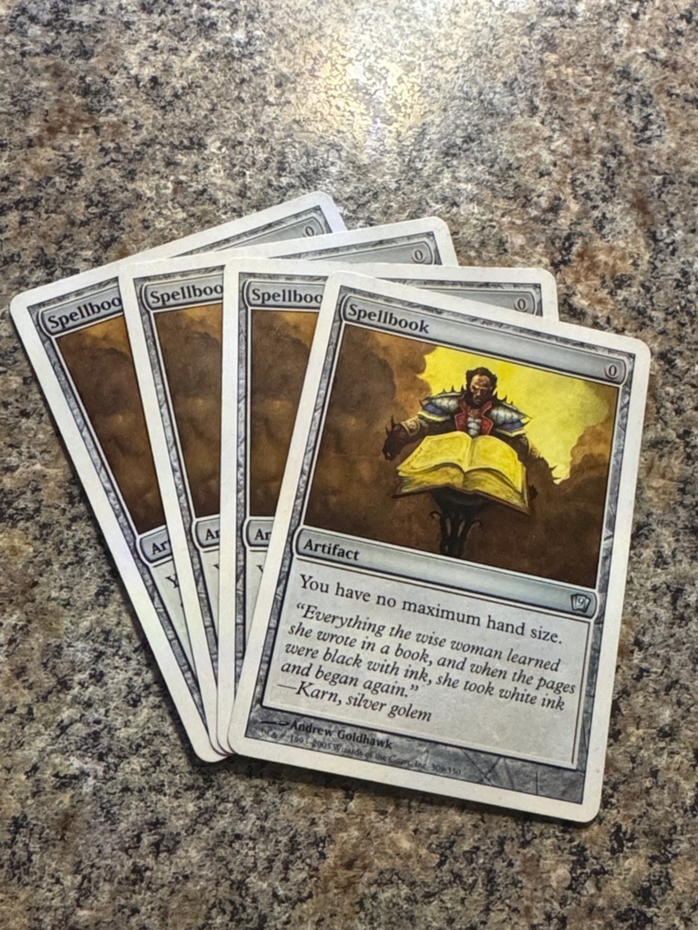 MTG Magic the Gathering Spellbook 9th Edition x4